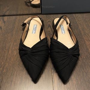 Designer flats, never worn!!